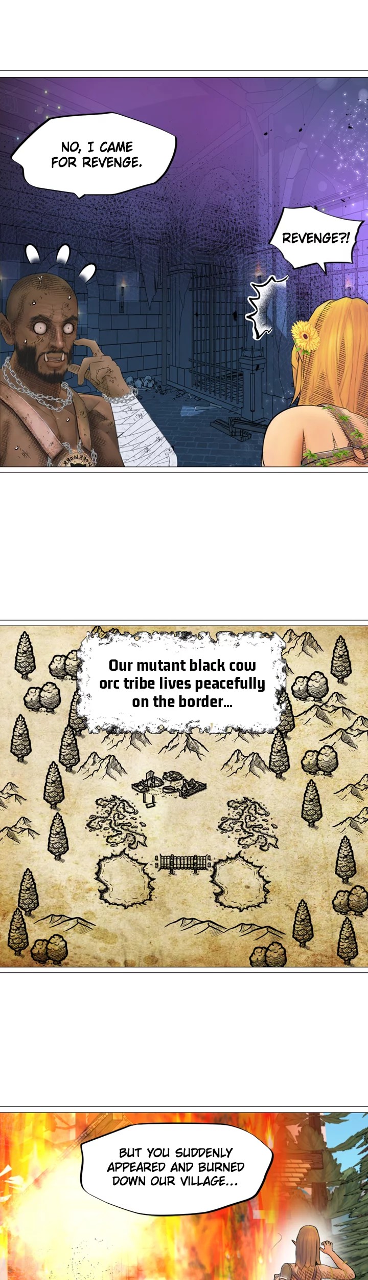 The DARK ELF QUEEN and the SLAVE ORC Chapter 21 Page 8