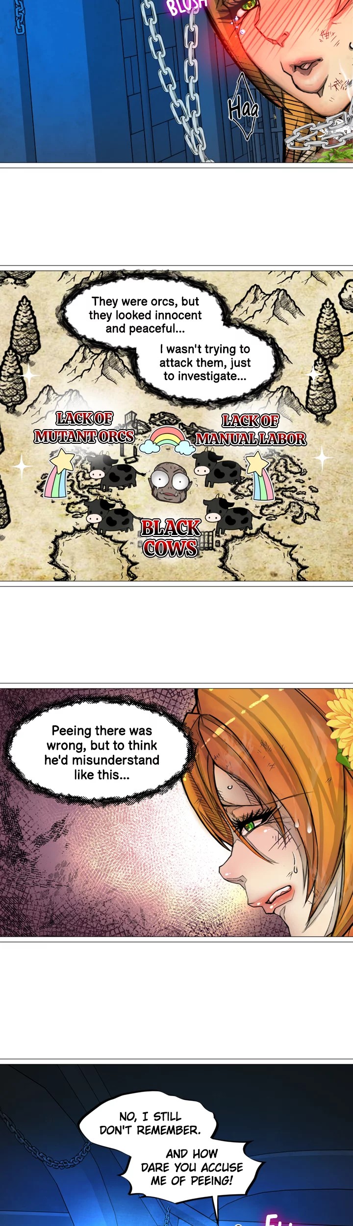 The DARK ELF QUEEN and the SLAVE ORC Chapter 21 Page 9