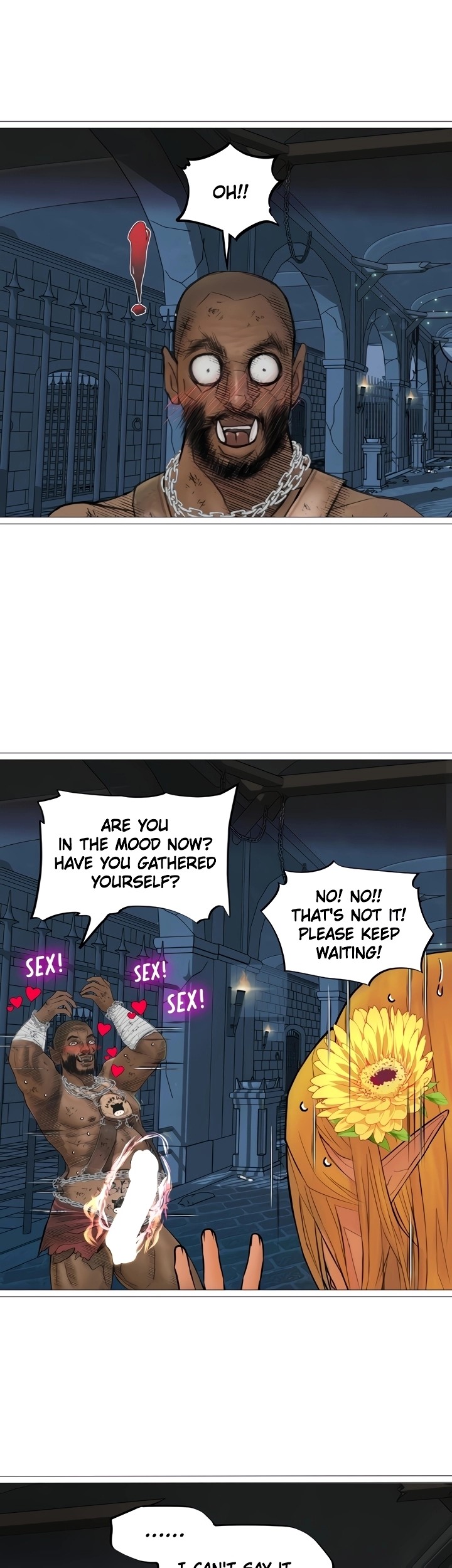 The DARK ELF QUEEN and the SLAVE ORC Chapter 22 Page 21
