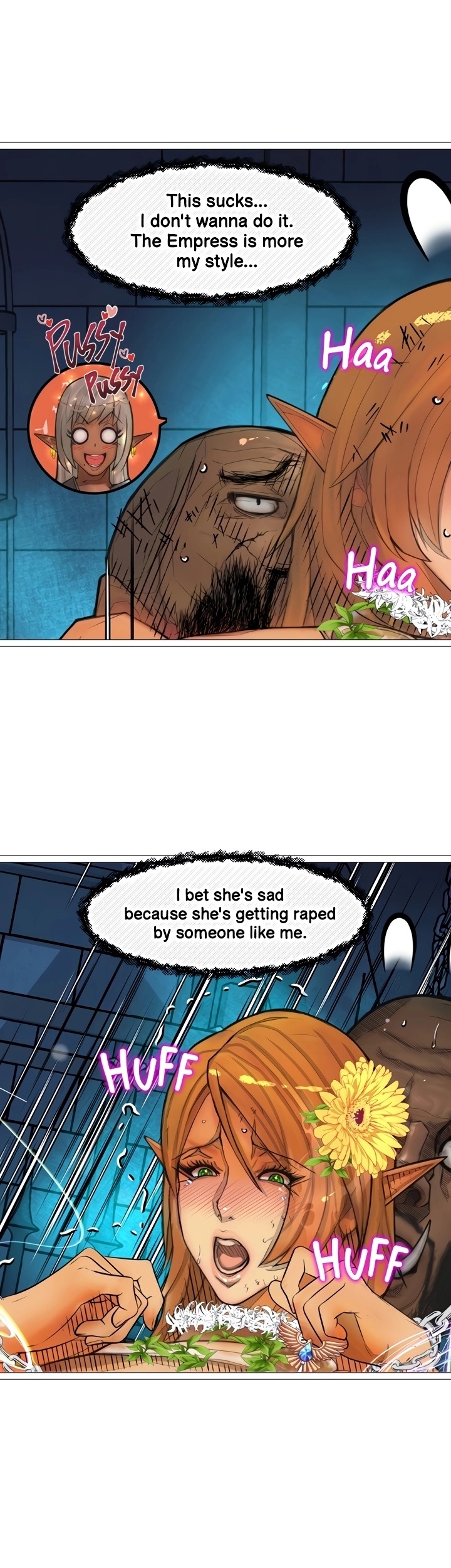 The DARK ELF QUEEN and the SLAVE ORC Chapter 23 Page 22
