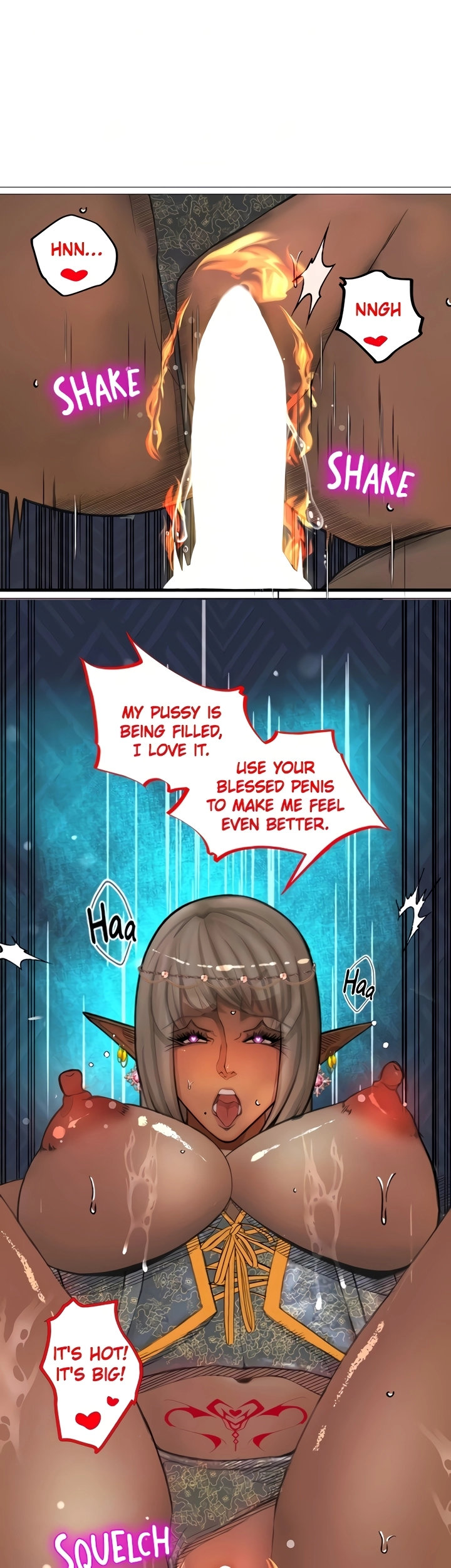 The DARK ELF QUEEN and the SLAVE ORC Chapter 24 Page 15