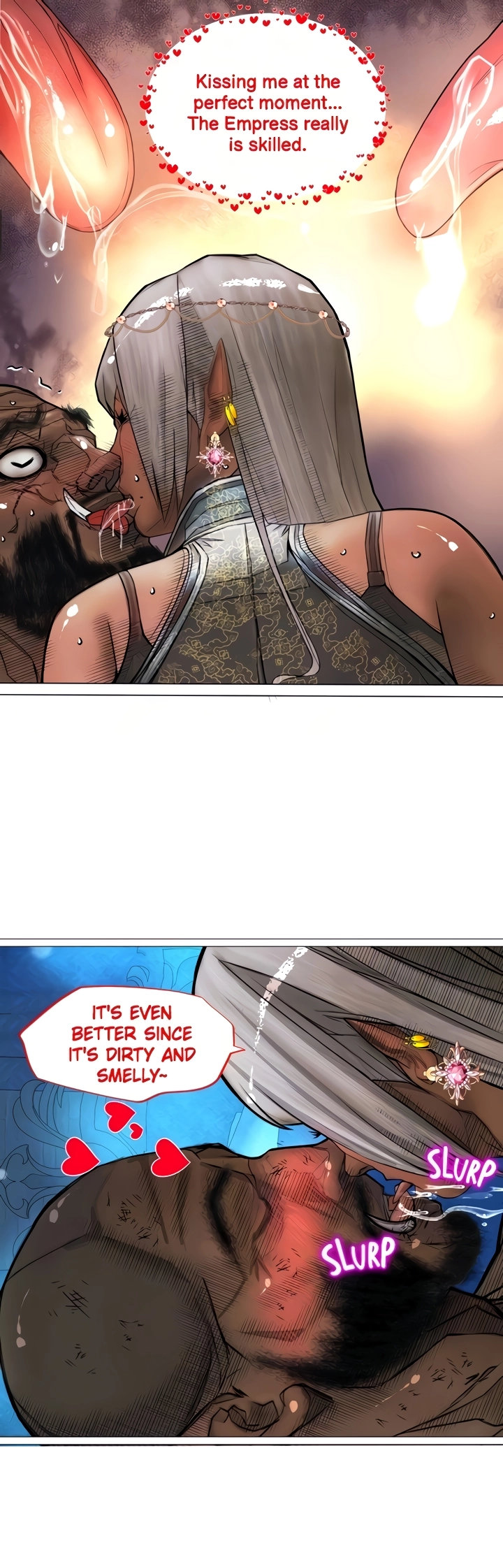 The DARK ELF QUEEN and the SLAVE ORC Chapter 24 Page 19