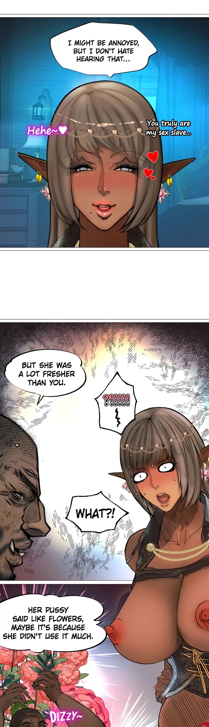 The DARK ELF QUEEN and the SLAVE ORC Chapter 24 Page 30