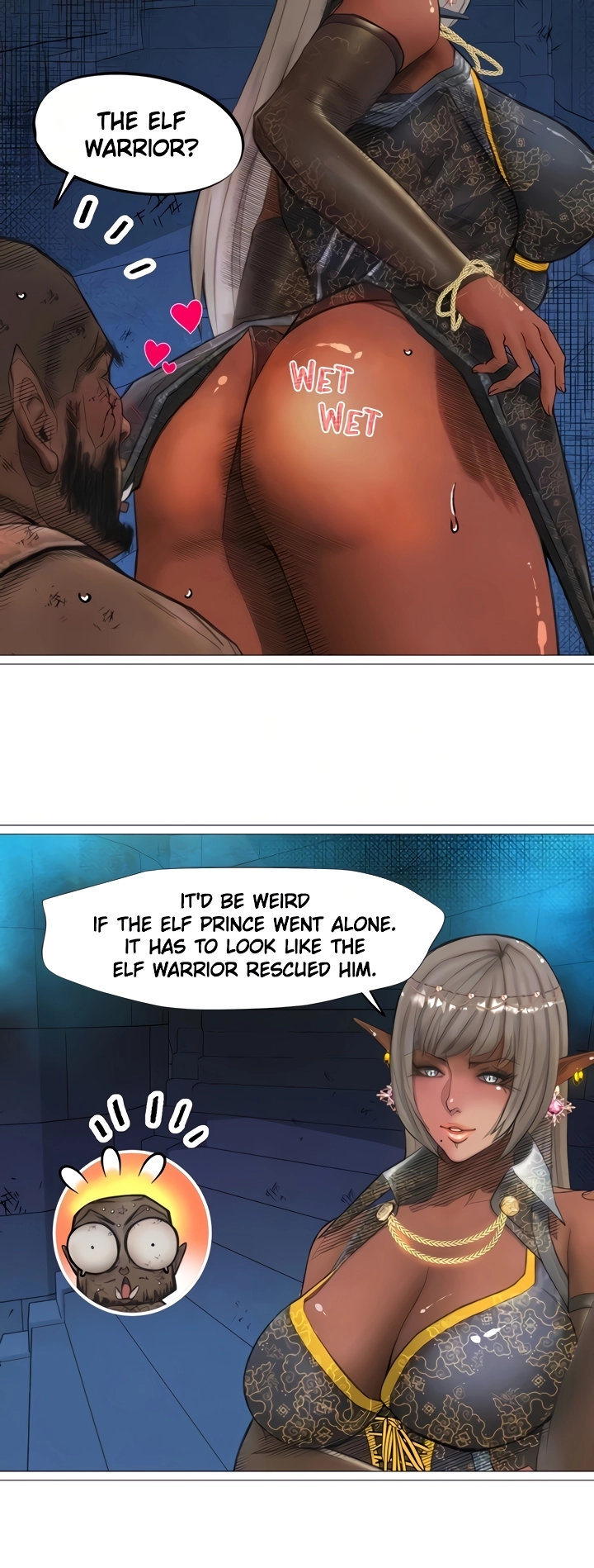The DARK ELF QUEEN and the SLAVE ORC Chapter 25 Page 15