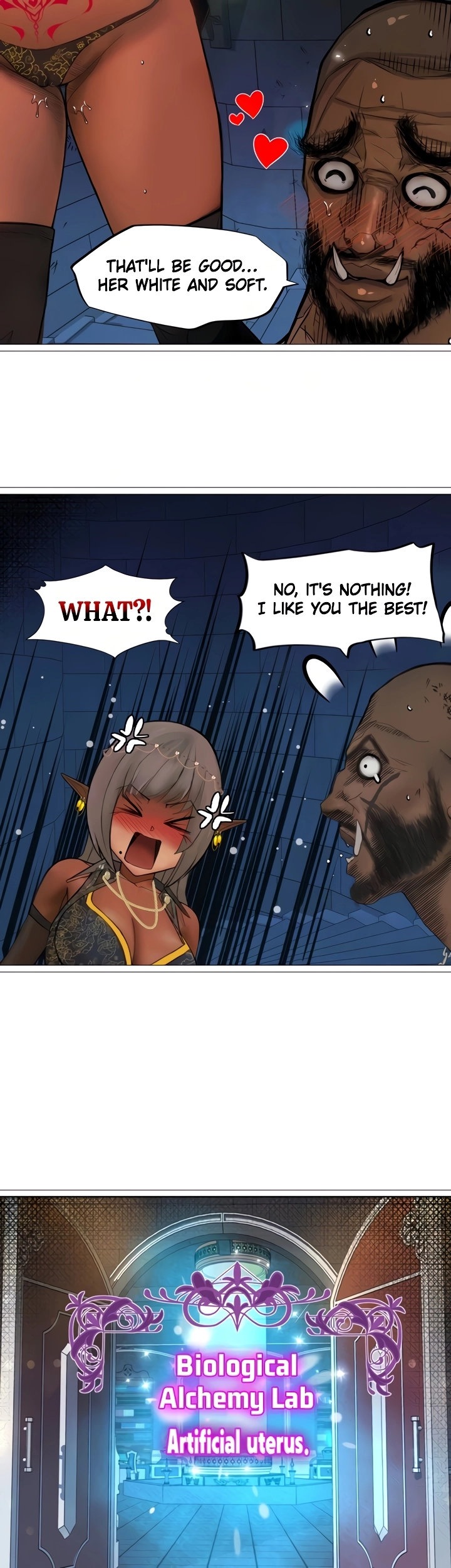 The DARK ELF QUEEN and the SLAVE ORC Chapter 25 Page 18