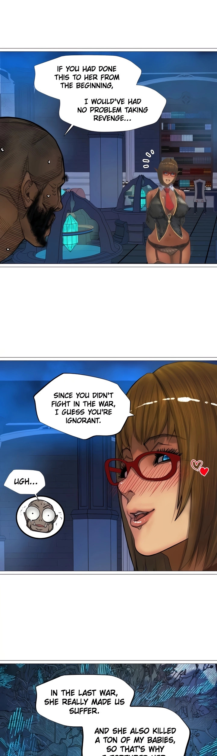 The DARK ELF QUEEN and the SLAVE ORC Chapter 25 Page 26