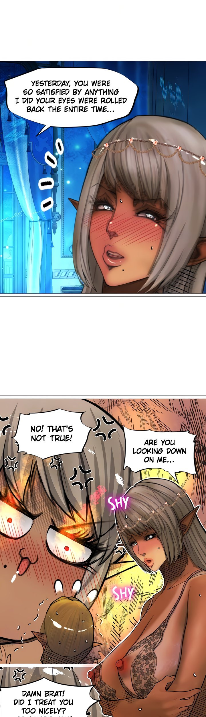 The DARK ELF QUEEN and the SLAVE ORC Chapter 26 Page 14