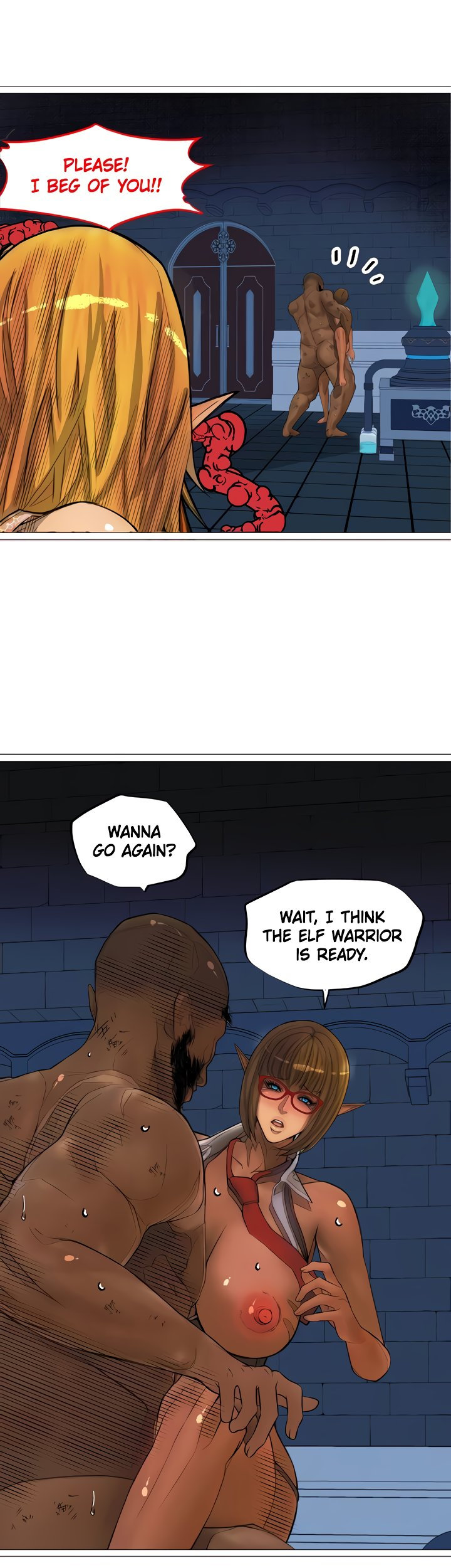 The DARK ELF QUEEN and the SLAVE ORC Chapter 26 Page 30