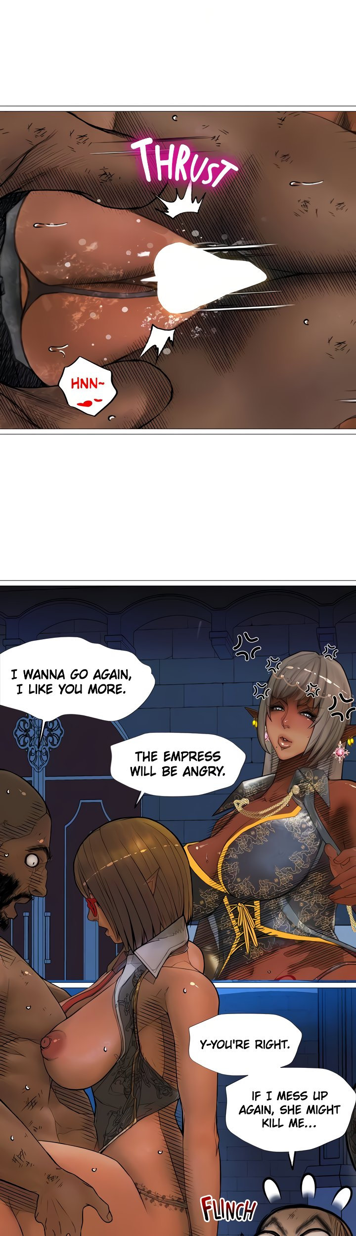 The DARK ELF QUEEN and the SLAVE ORC Chapter 26 Page 31
