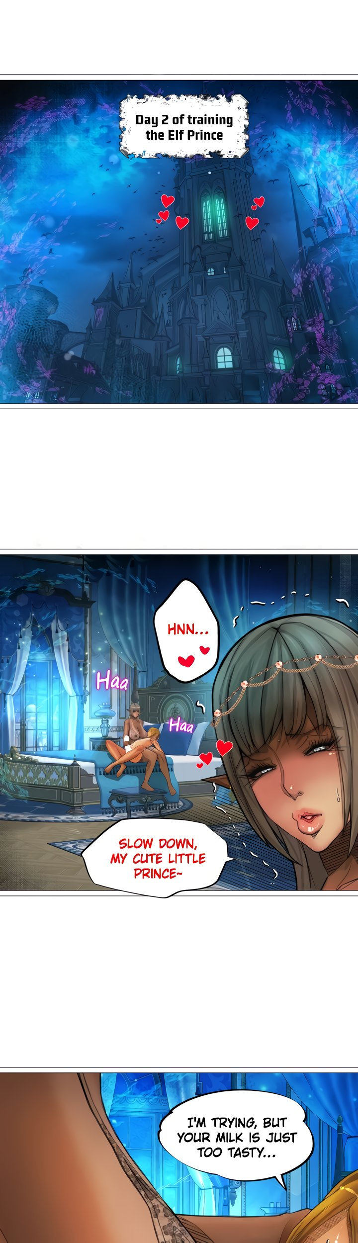 The DARK ELF QUEEN and the SLAVE ORC Chapter 26 Page 8