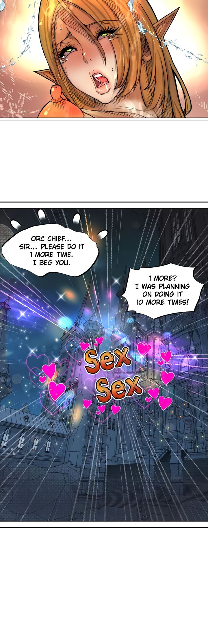 The DARK ELF QUEEN and the SLAVE ORC Chapter 27 Page 21