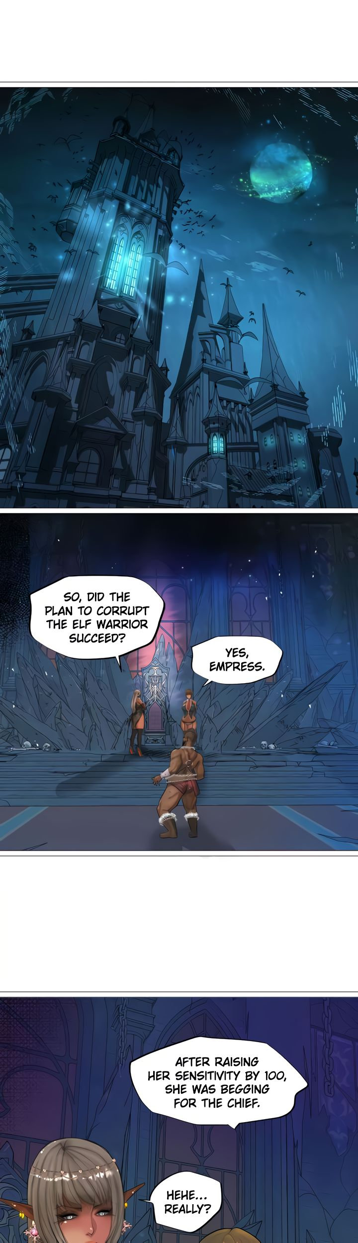 The DARK ELF QUEEN and the SLAVE ORC Chapter 27 Page 22