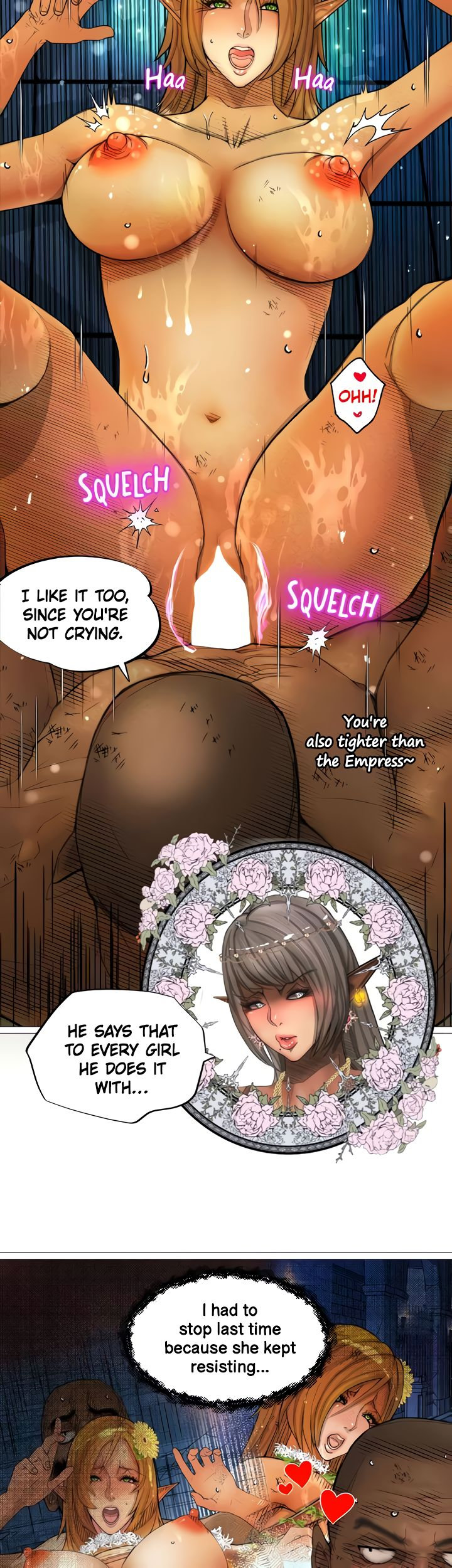 The DARK ELF QUEEN and the SLAVE ORC Chapter 27 Page 9