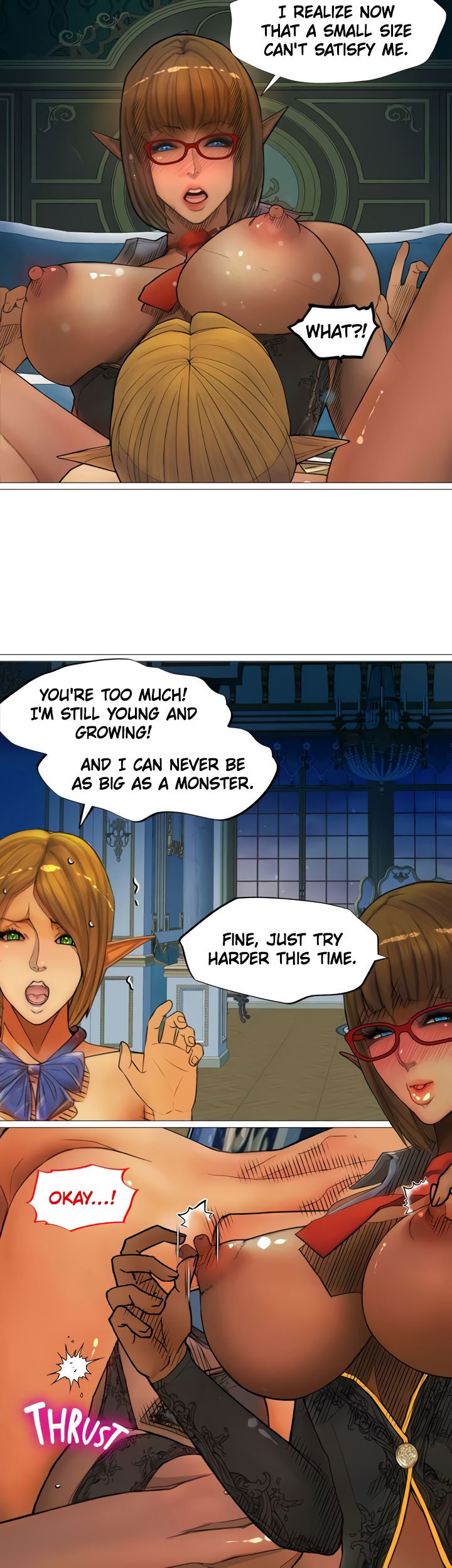 The DARK ELF QUEEN and the SLAVE ORC Chapter 28 Page 24