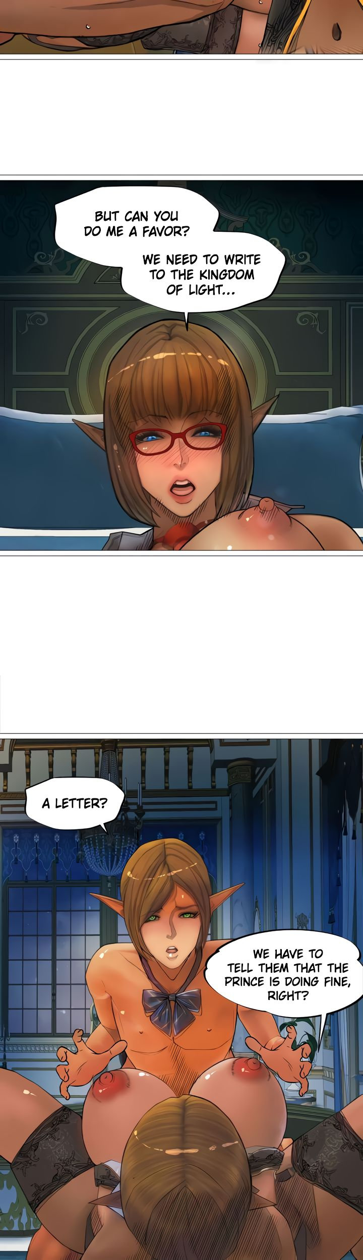 The DARK ELF QUEEN and the SLAVE ORC Chapter 28 Page 25