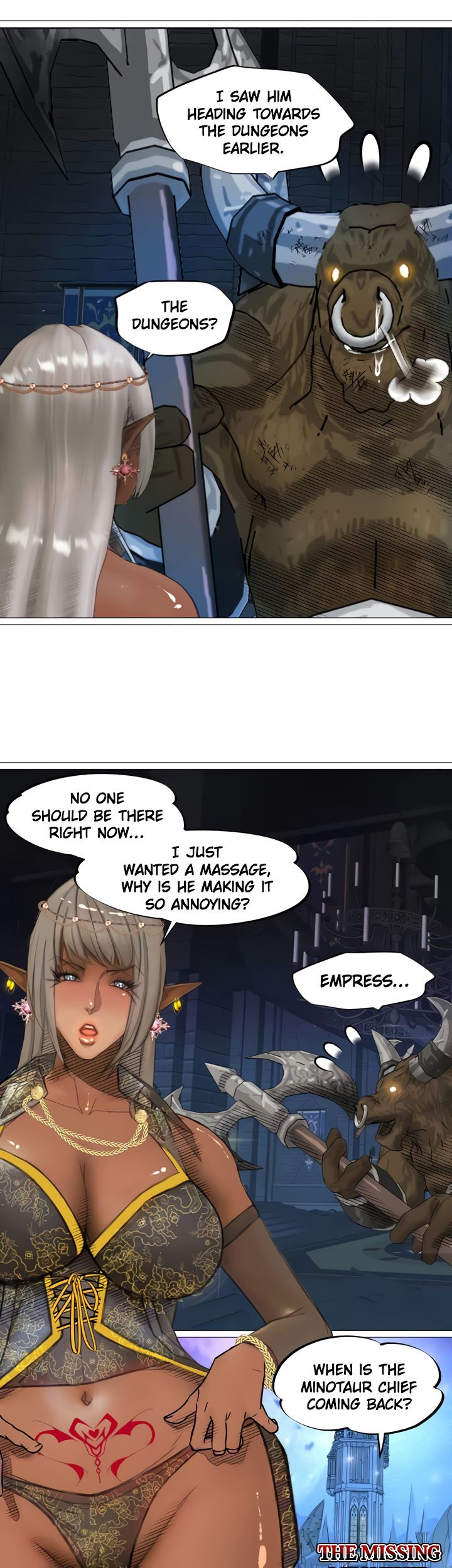 The DARK ELF QUEEN and the SLAVE ORC Chapter 28 Page 30
