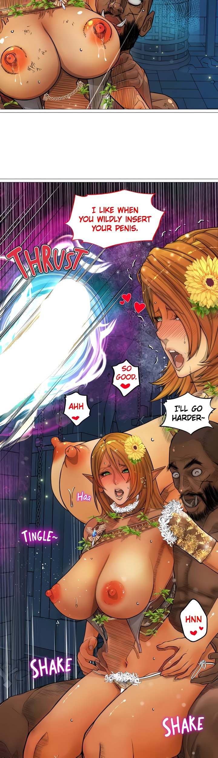 The DARK ELF QUEEN and the SLAVE ORC Chapter 29 Page 10