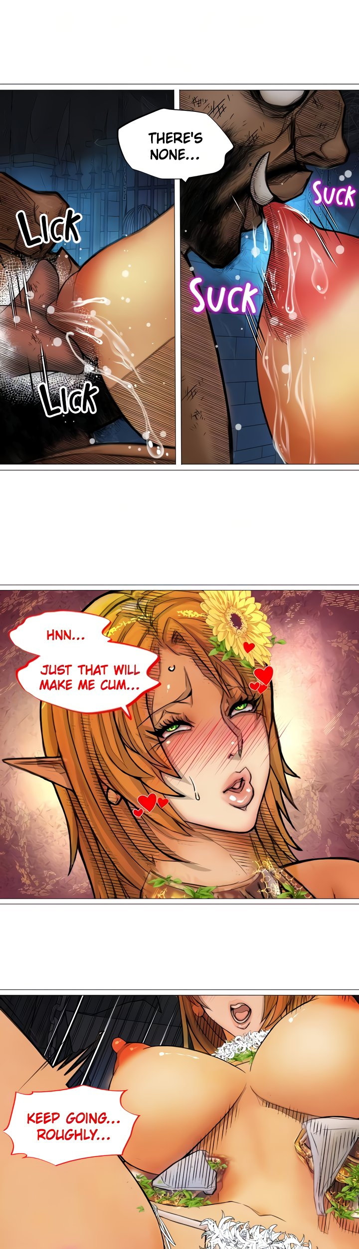 The DARK ELF QUEEN and the SLAVE ORC Chapter 29 Page 17