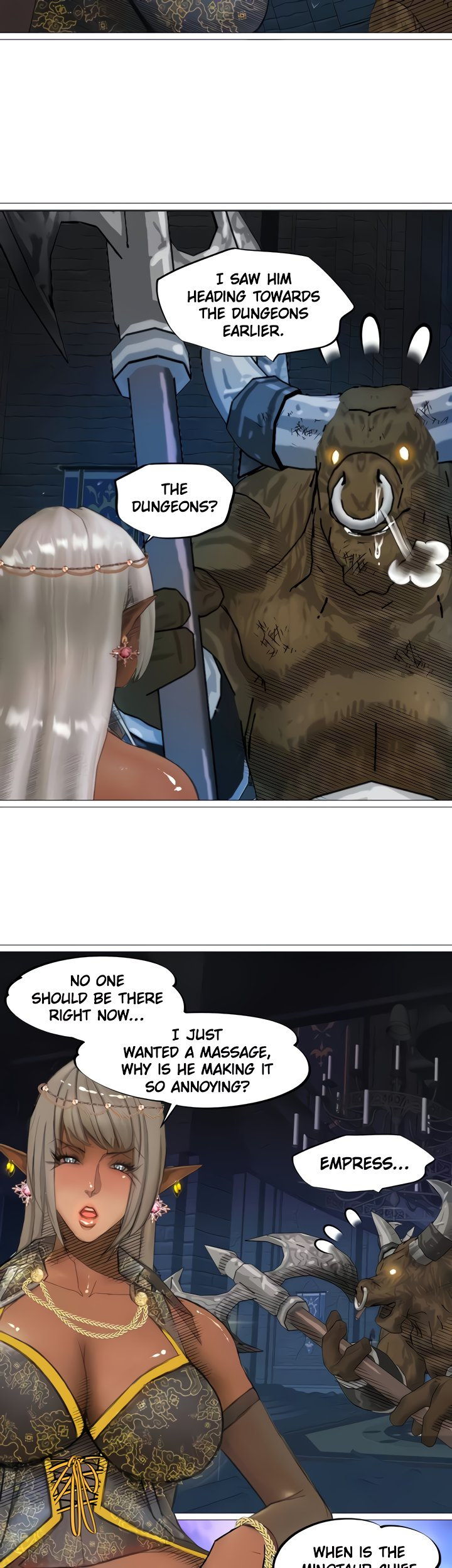 The DARK ELF QUEEN and the SLAVE ORC Chapter 29 Page 2