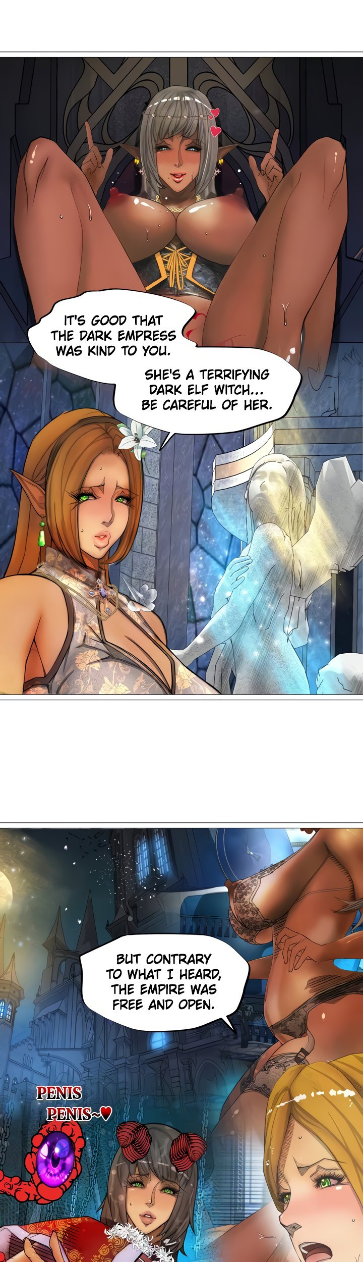 The DARK ELF QUEEN and the SLAVE ORC Chapter 29 Page 32