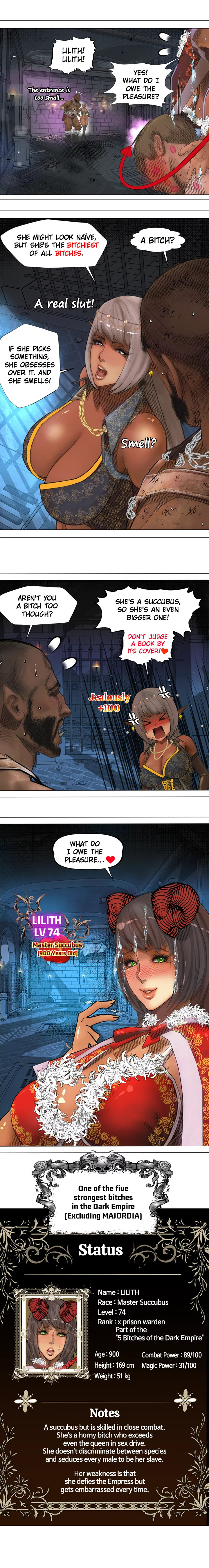 The DARK ELF QUEEN and the SLAVE ORC Chapter 3 Page 11