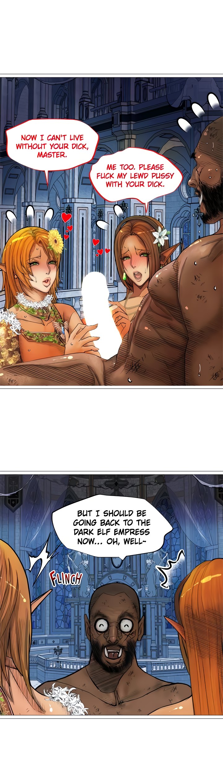 The DARK ELF QUEEN and the SLAVE ORC Chapter 30 Page 19