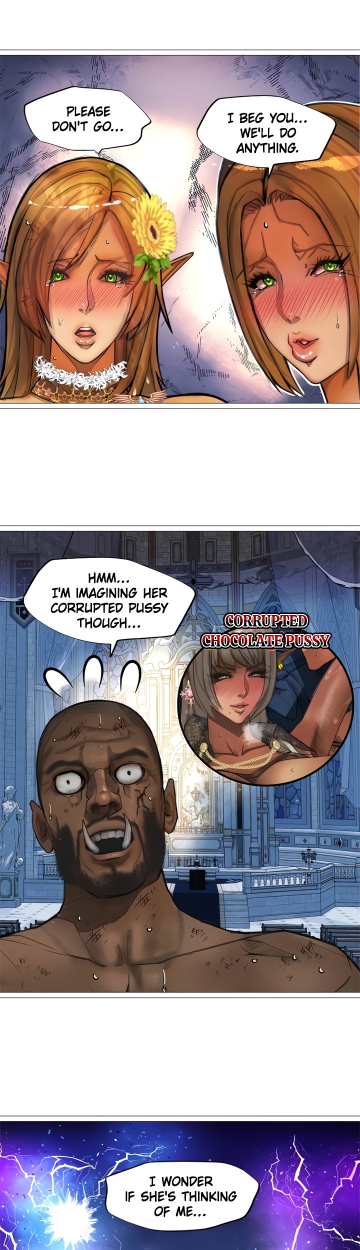 The DARK ELF QUEEN and the SLAVE ORC Chapter 30 Page 20
