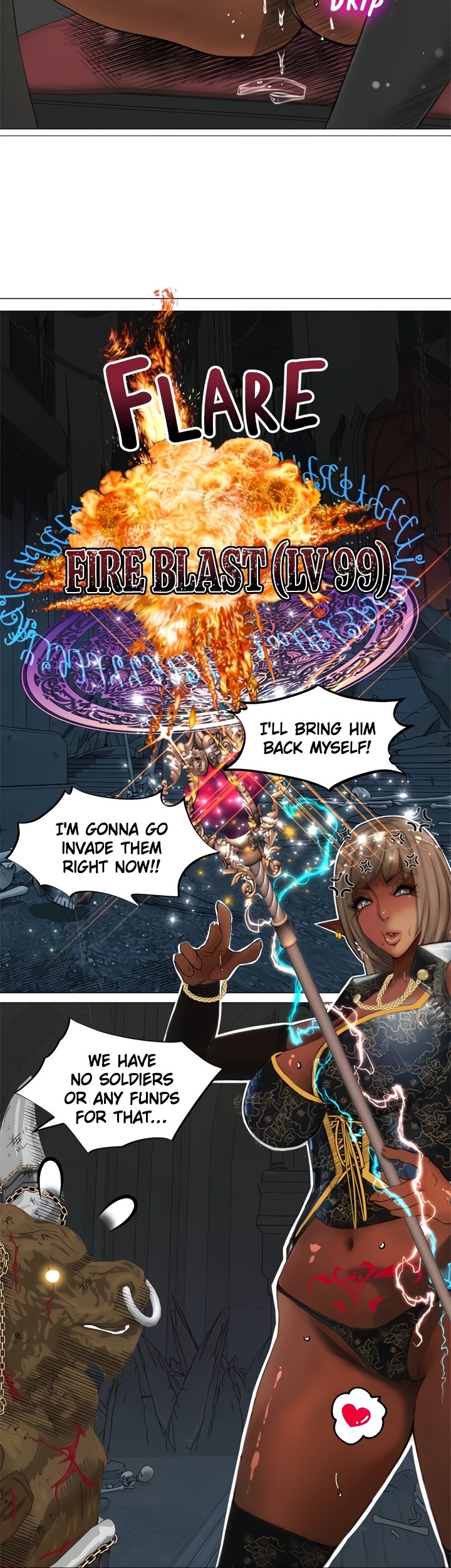 The DARK ELF QUEEN and the SLAVE ORC Chapter 30 Page 23