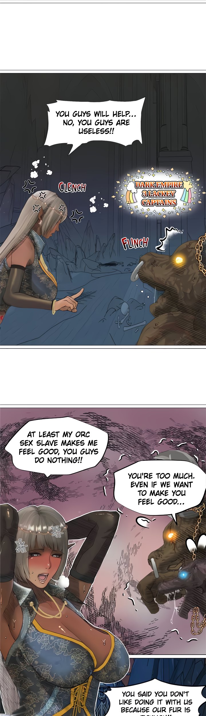 The DARK ELF QUEEN and the SLAVE ORC Chapter 30 Page 24