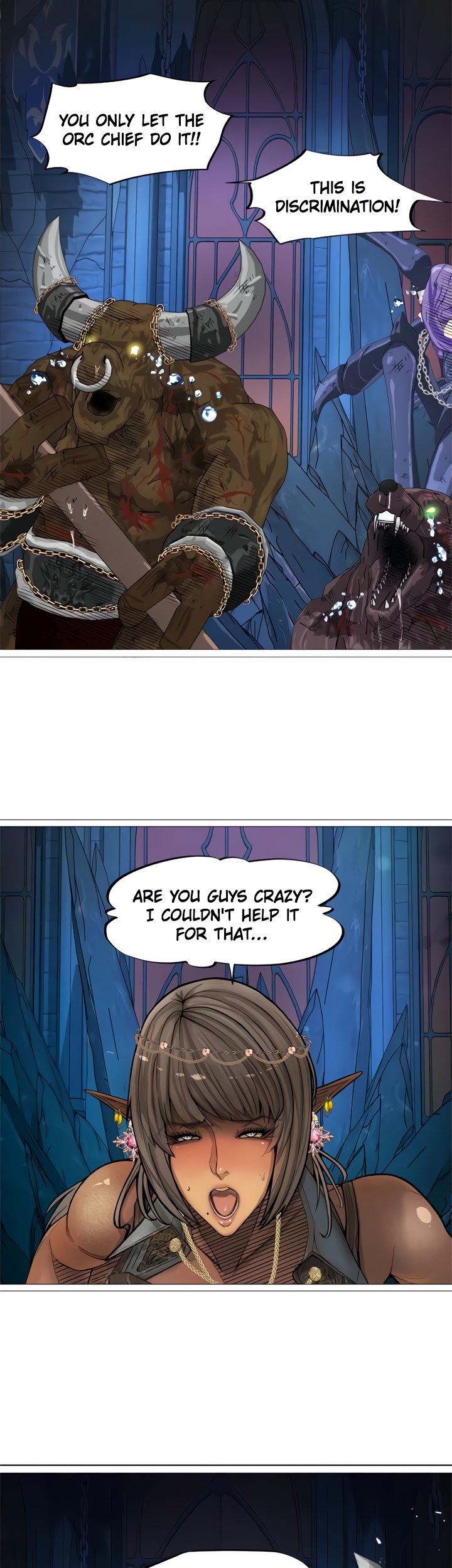 The DARK ELF QUEEN and the SLAVE ORC Chapter 30 Page 27
