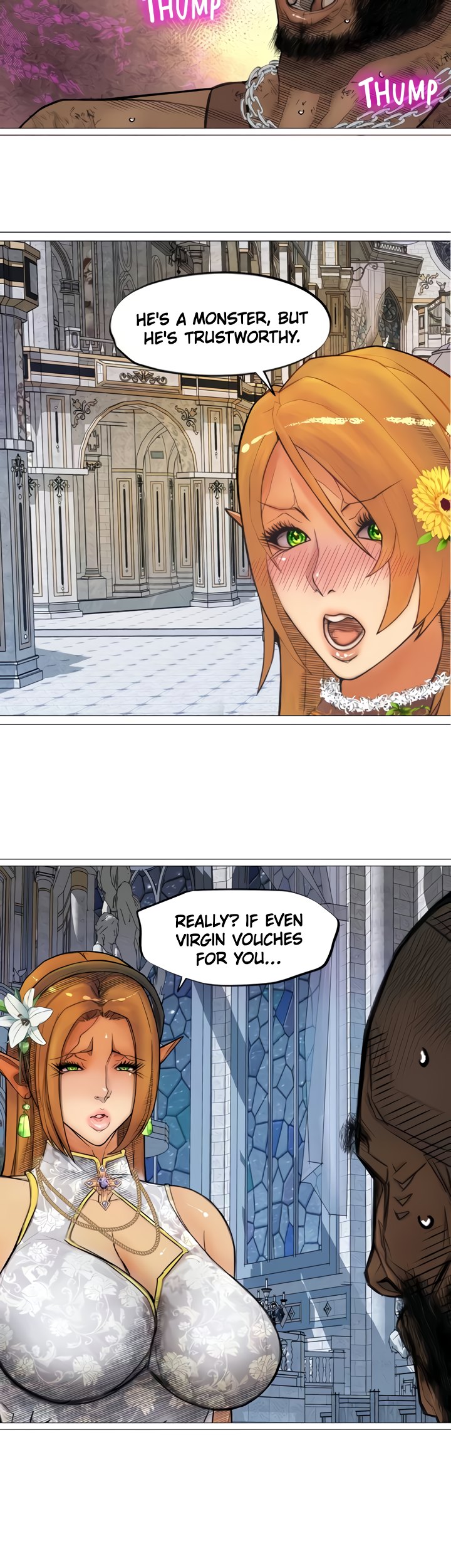 The DARK ELF QUEEN and the SLAVE ORC Chapter 30 Page 5