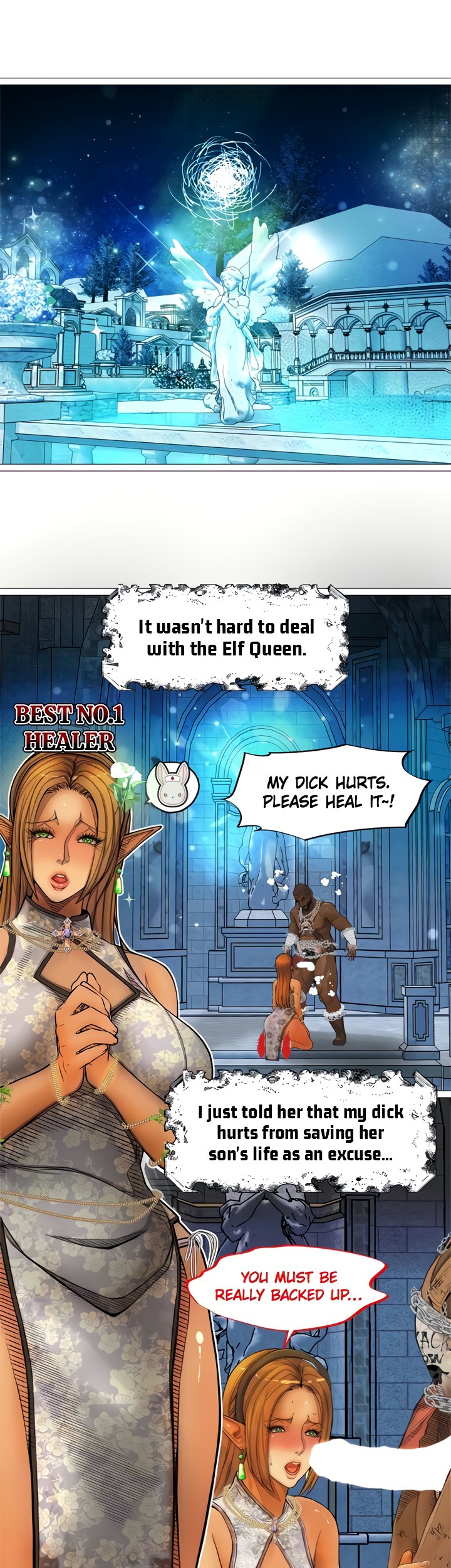 The DARK ELF QUEEN and the SLAVE ORC Chapter 30 Page 8