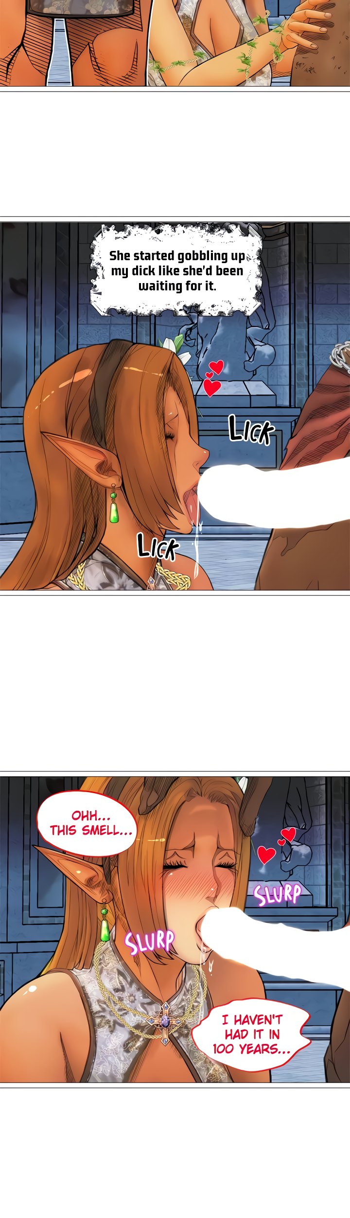 The DARK ELF QUEEN and the SLAVE ORC Chapter 30 Page 9