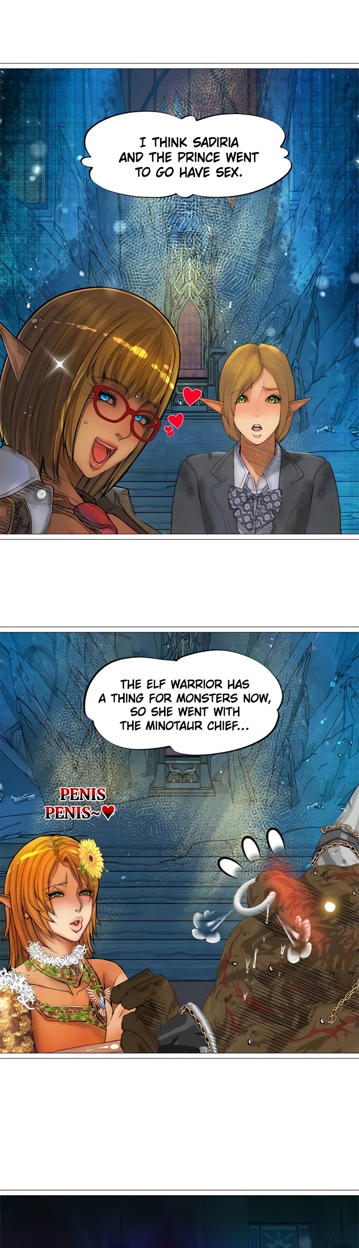 The DARK ELF QUEEN and the SLAVE ORC Chapter 31 Page 13