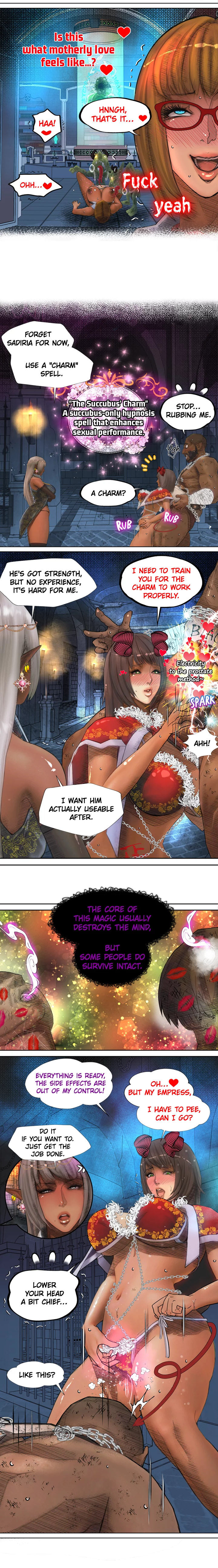 The DARK ELF QUEEN and the SLAVE ORC Chapter 4 Page 3