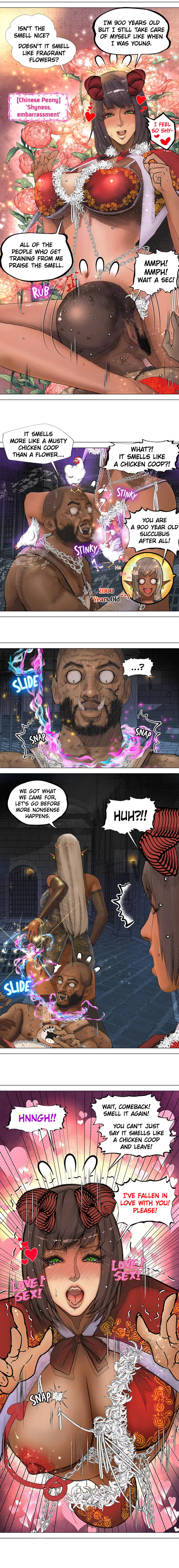 The DARK ELF QUEEN and the SLAVE ORC Chapter 4 Page 5