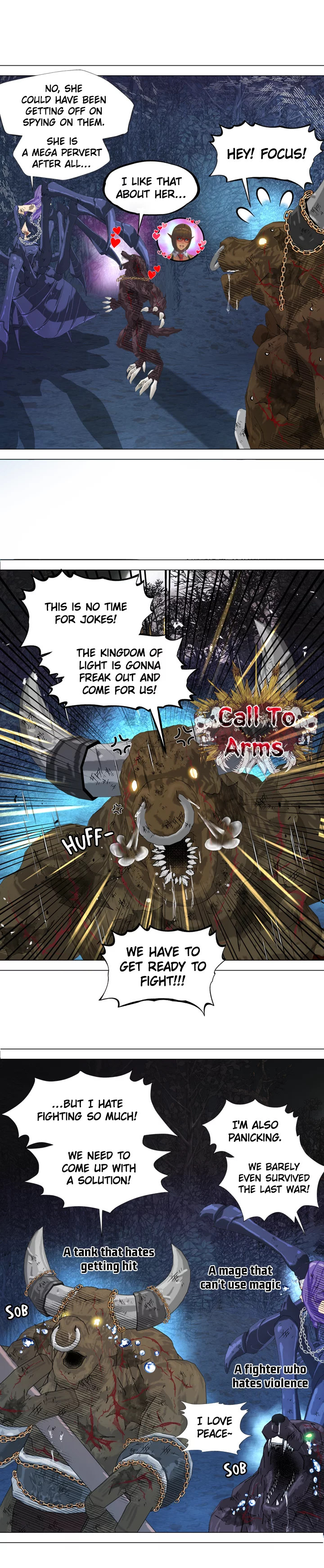 The DARK ELF QUEEN and the SLAVE ORC Chapter 6 Page 10