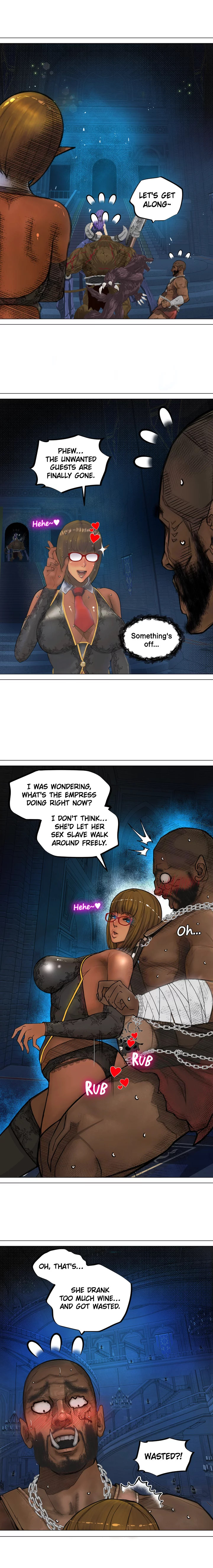 The DARK ELF QUEEN and the SLAVE ORC Chapter 7 Page 10