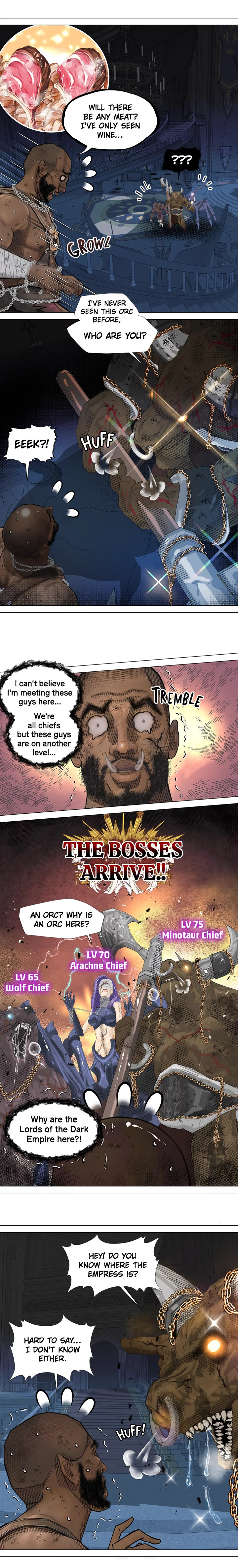 The DARK ELF QUEEN and the SLAVE ORC Chapter 7 Page 3
