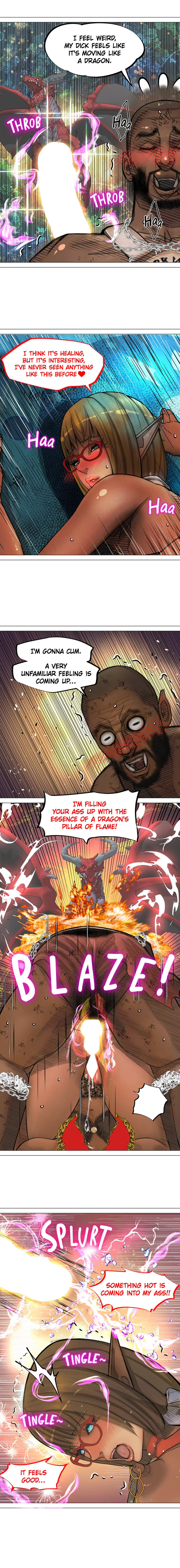 The DARK ELF QUEEN and the SLAVE ORC Chapter 8 Page 13