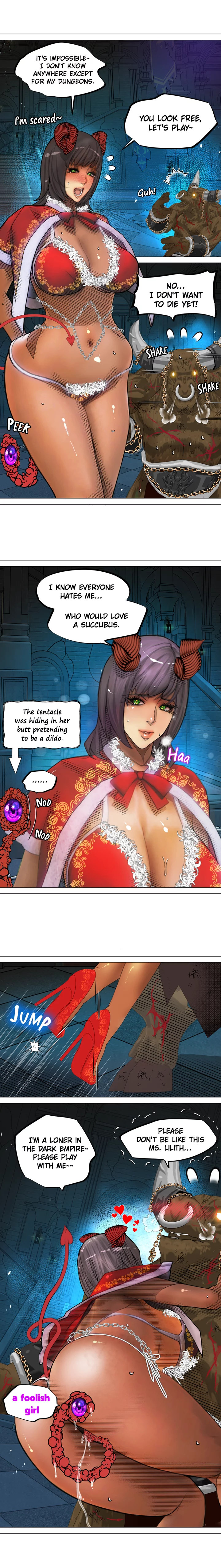 The DARK ELF QUEEN and the SLAVE ORC Chapter 8 Page 5