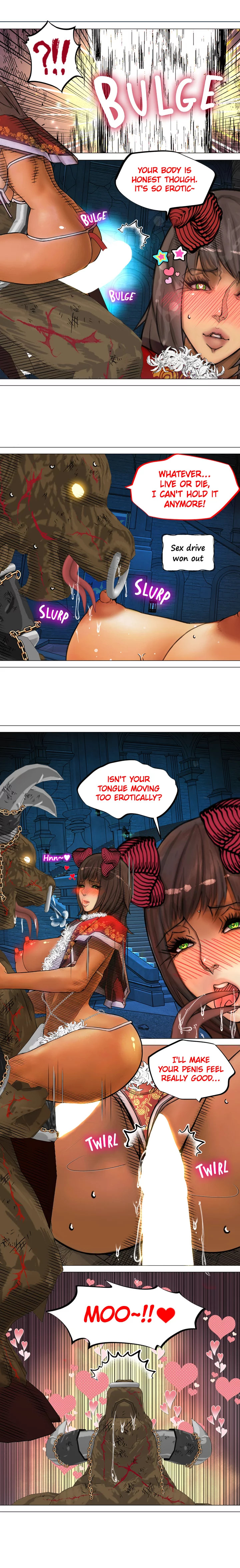 The DARK ELF QUEEN and the SLAVE ORC Chapter 8 Page 7